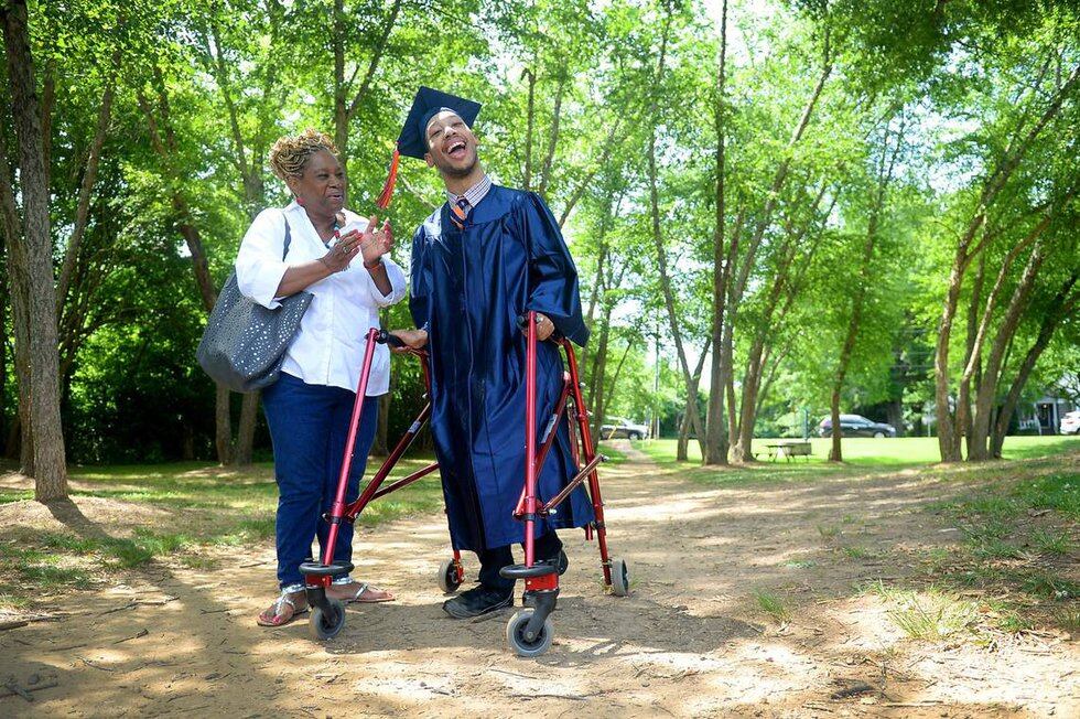 I just couldn't be prouder': Chancellor Lee Adams beats the odds, set to  graduate from Vance High School