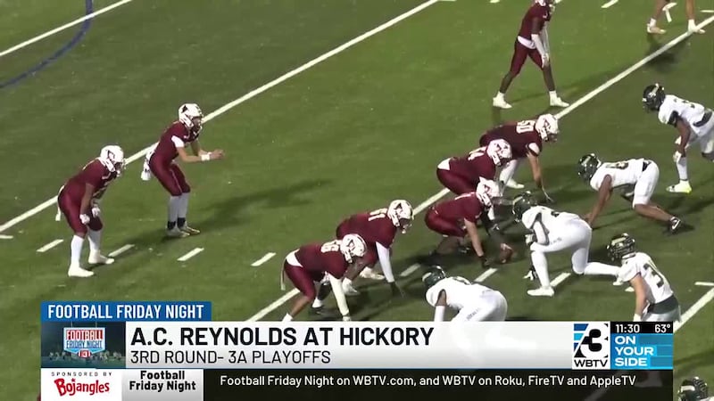 The Hickory Red Tornadoes took a 27-17 halftime lead and poured on 34 points in the second...