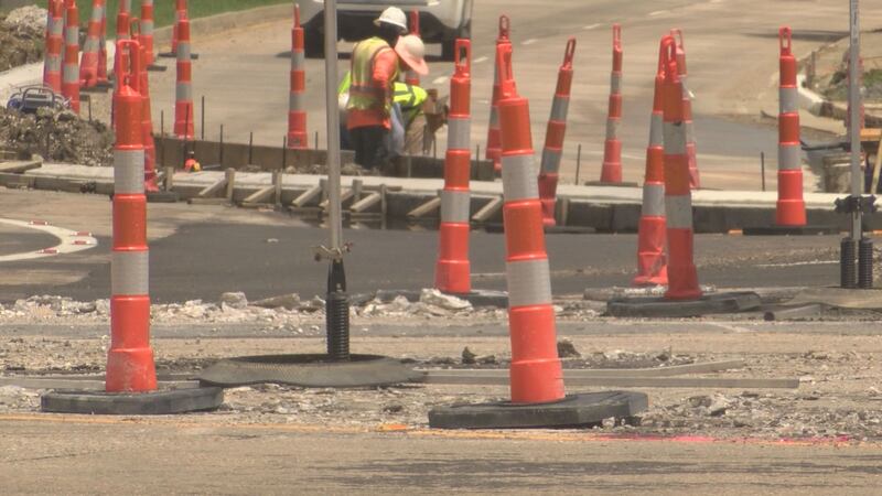 There's a new roundabout at the intersection of Government Street and Lobdell Avenue, and some...