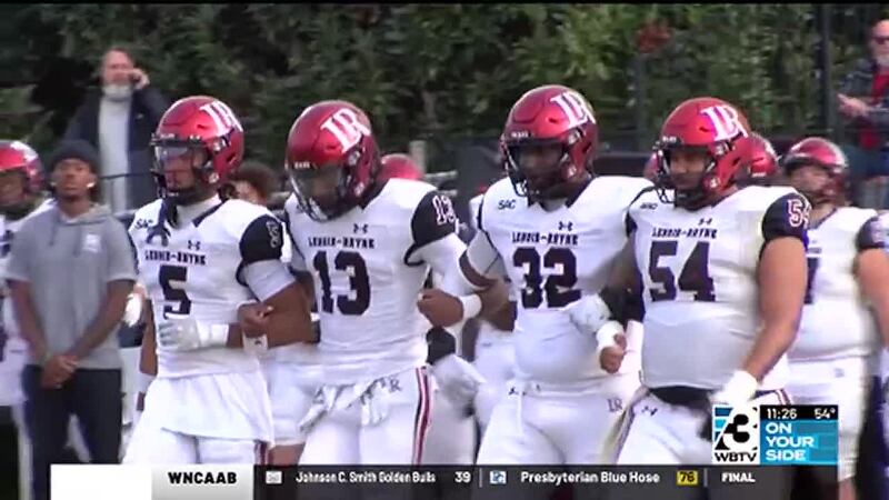 In dominating fashion, Lenoir-Rhyne beat Tusculum 48-7 to win the South Atlantic Conference...