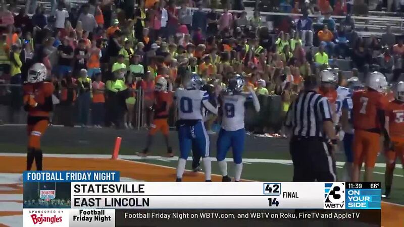 The Statesville Greyhounds firmly inserted themselves into the Western Foothills Conference...