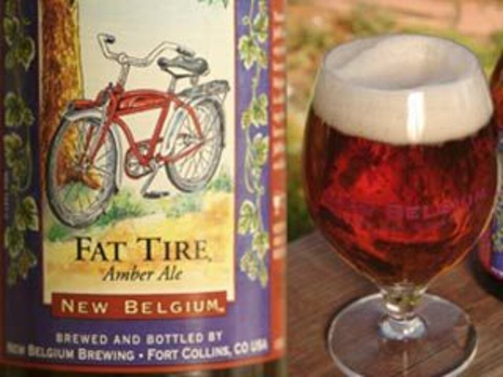 Fat Tire is the well-known beer from New Belgium Brewery.