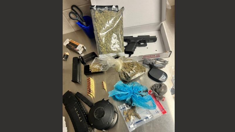 During the execution of the search warrant, police say they discovered a substantial amount of...