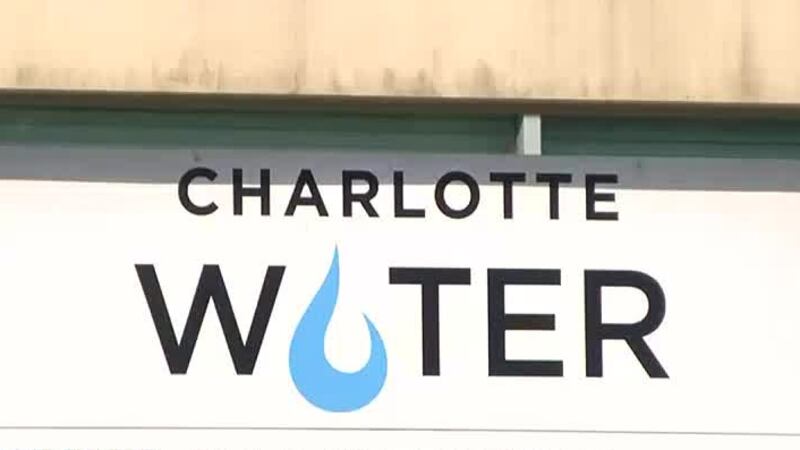 Charlotte Water said about 2,400 gallons reached Sugar Creek in the Catawba River Watershed.
