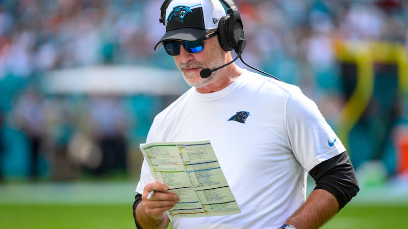 Carolina Panthers head coach Frank Reich is taking offensive playcalling duties back after...