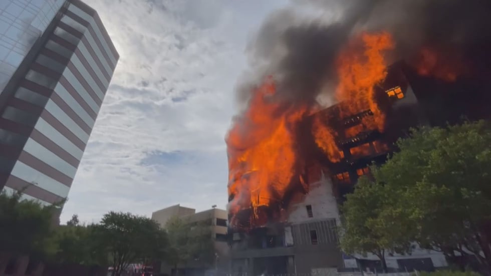 The May 18 fire at the SouthPark construction site started in the parking garage in a trailer...