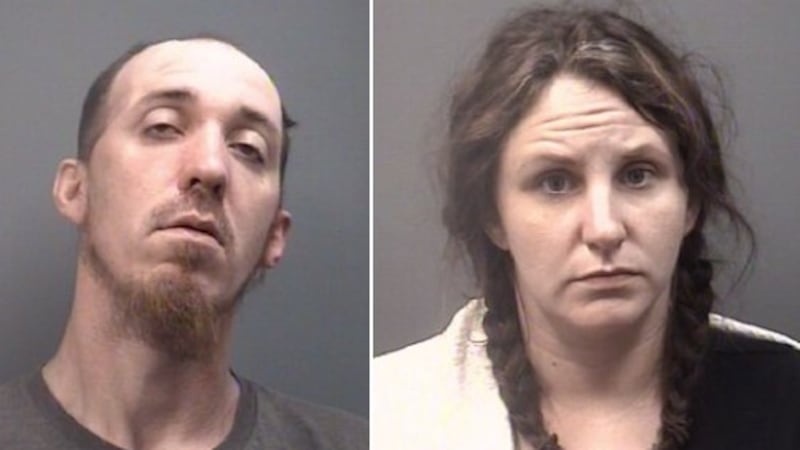 Douglas Glenn Sharpe and Elizabeth Dale Husband were charged.