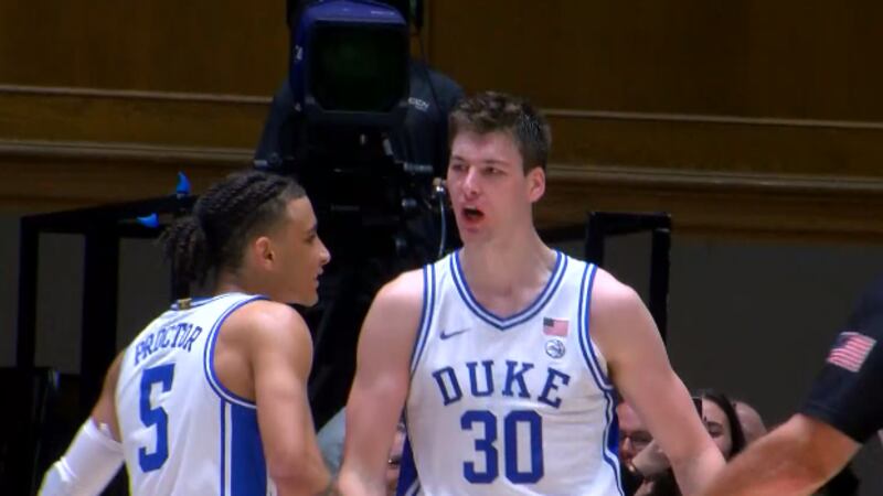 Second-ranked Duke was already up big when Kyle Filipowski saw a teammate rip down an...