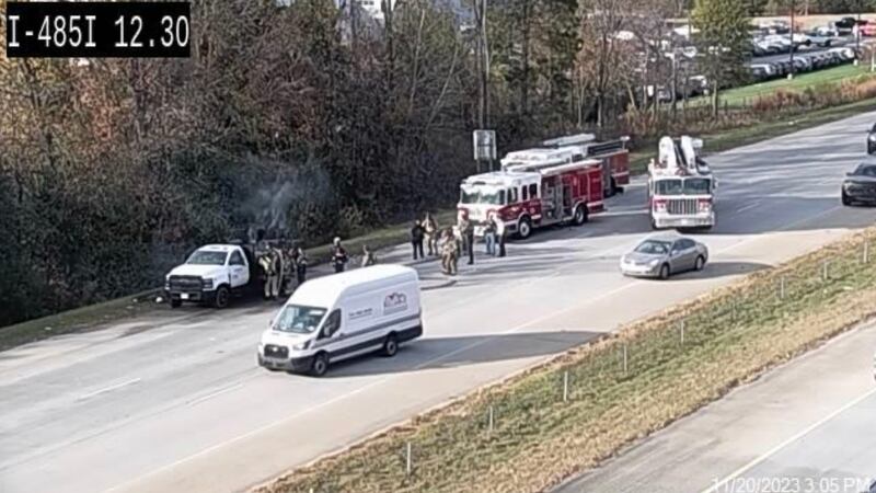 A crash closed the road around 3 p.m.