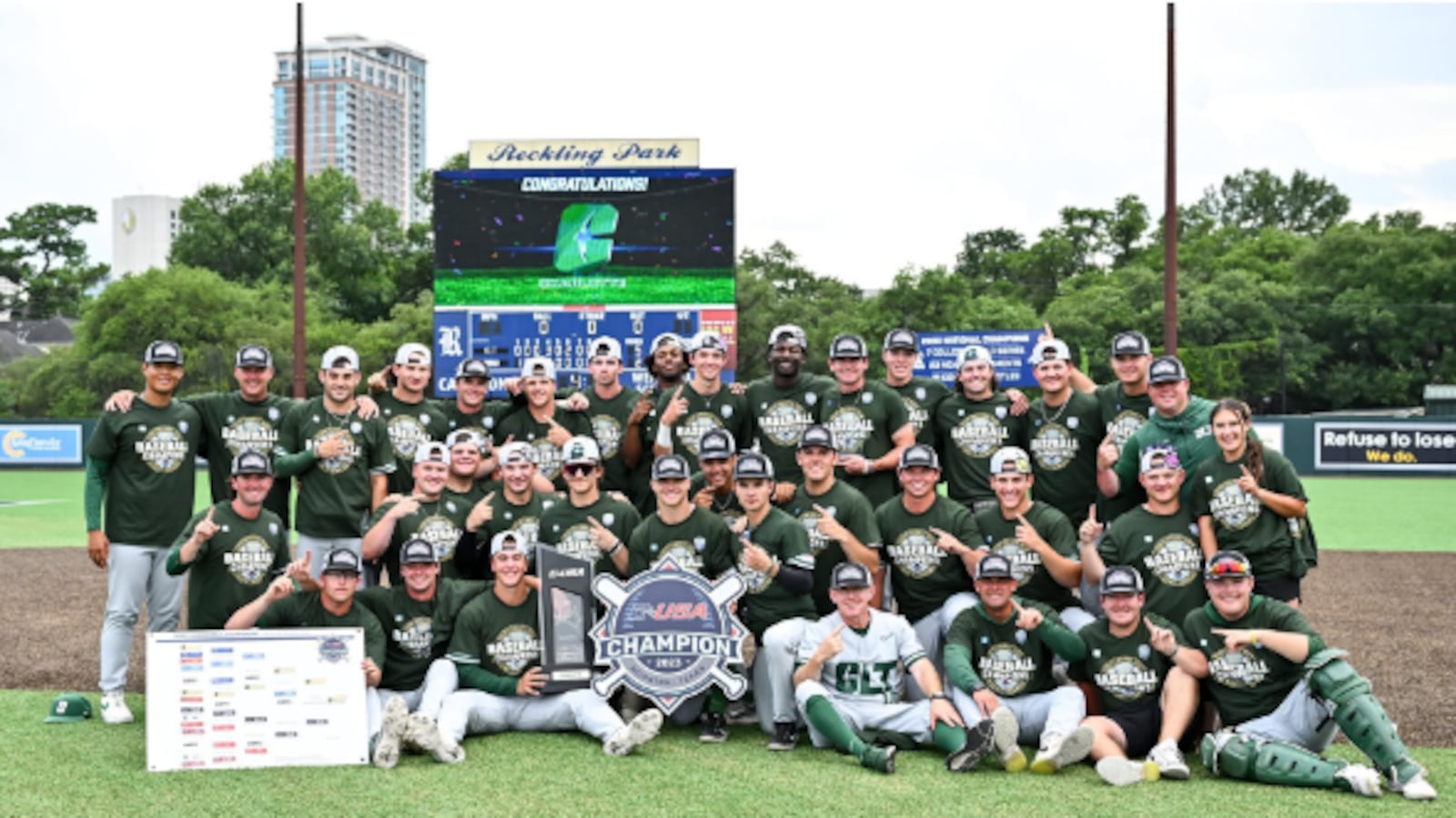 Charlotte baseball wins first CUSA title in program history