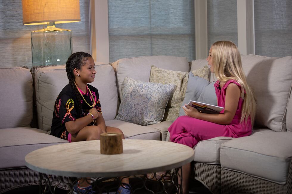 Parker and Rhiya interview each other for WBTV News at 11