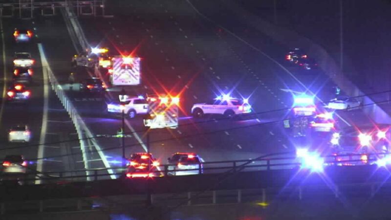 The crash happened in the northbound lanes of I-77 near the I-277 exit.