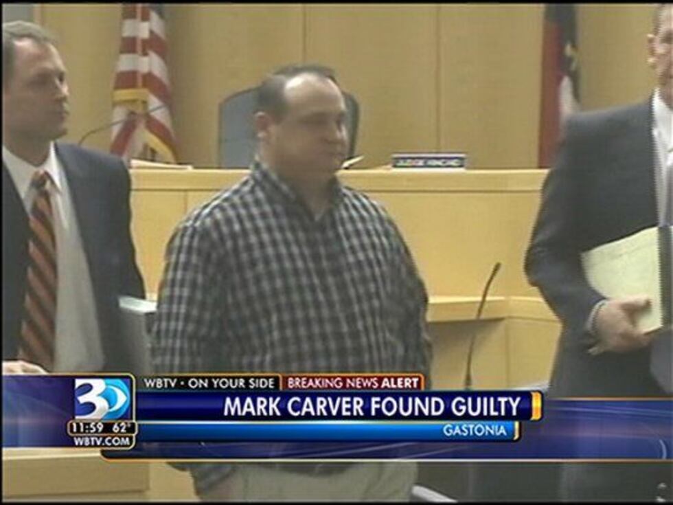 Mark Carver was found guilty of first-degree murder.