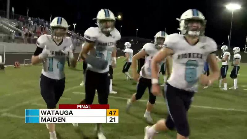 Watauga cruises to 47-21 road win over Maiden