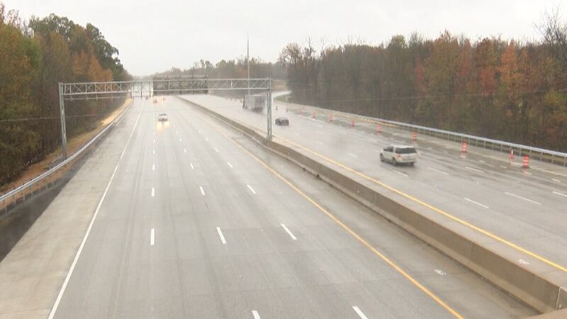 The incident happened on I-85 north near mile marker 67 on Tuesday just after 10:00 am.