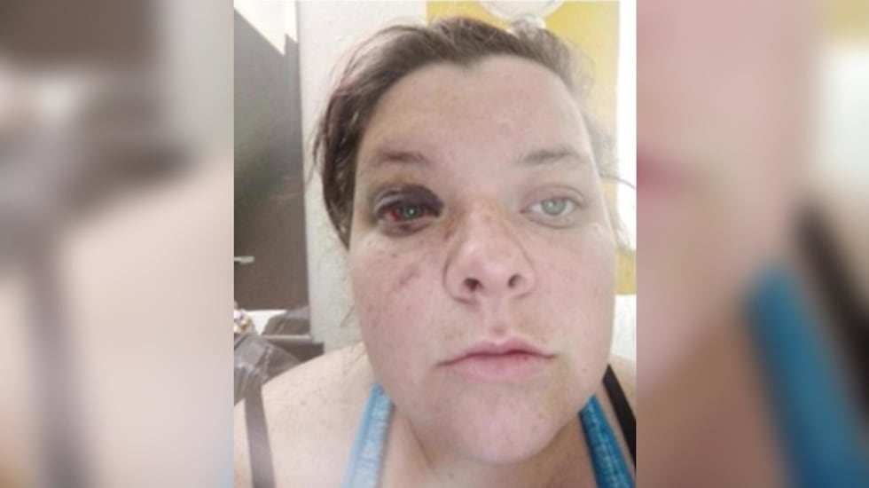 Adrienne Simpson's mother, Carol DeWitt, took this photo after she said Tyler Terry was...
