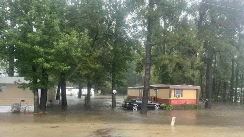 Floods from Tropical Storm Ophelia in Winterville