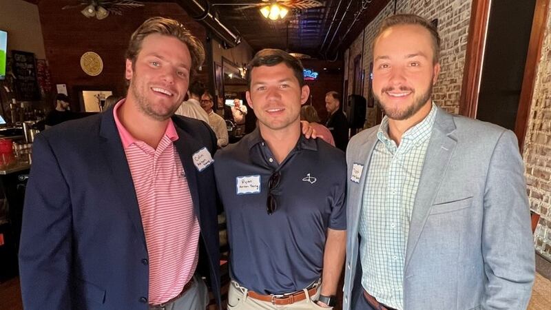 About 20 were in attendance at a reception held at Salisbury's STL Club.