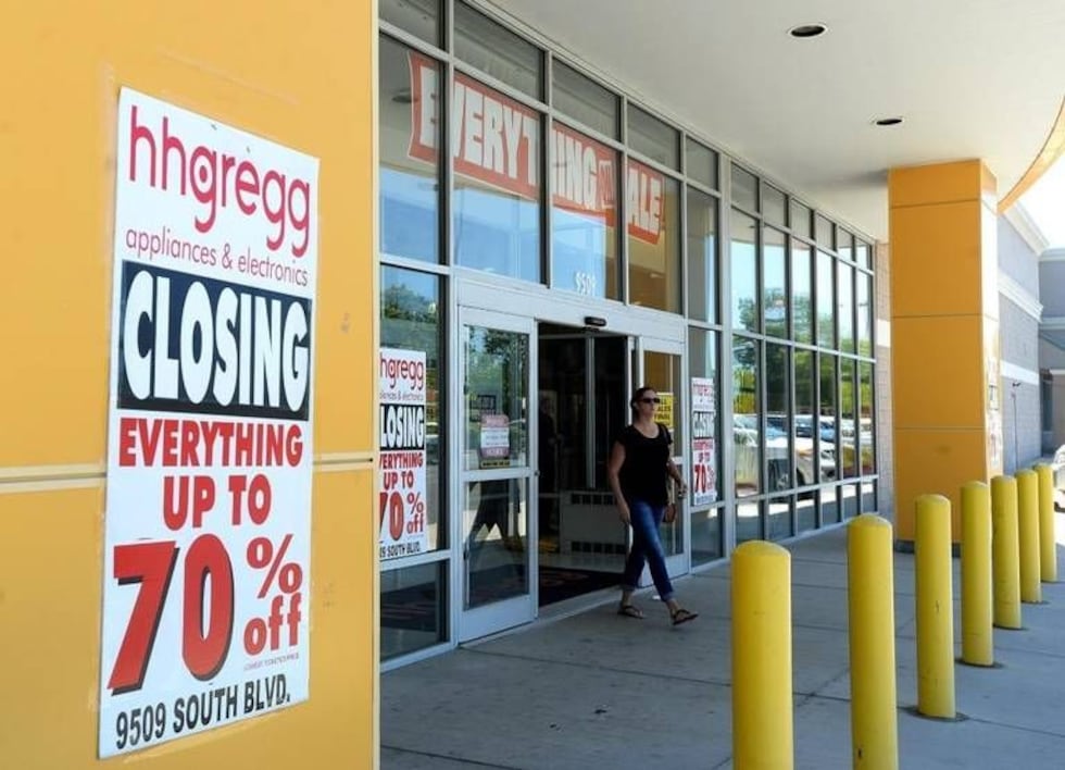 Hhgregg is closing all of its stores nationwide, including this one at 9509 South Blvd....