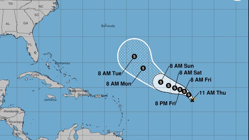 Tropical Storm Rina has formed in the Atlantic Ocean.