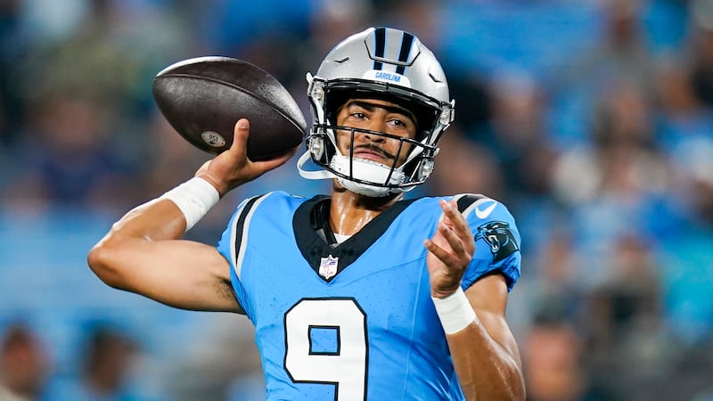 Carolina Panthers quarterback Bryce Young will practice on Wednesday after suffering an ankle...
